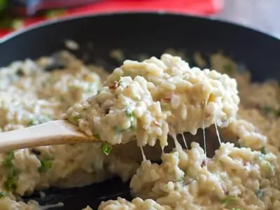 Creamy Cauliflower Garlic Rice