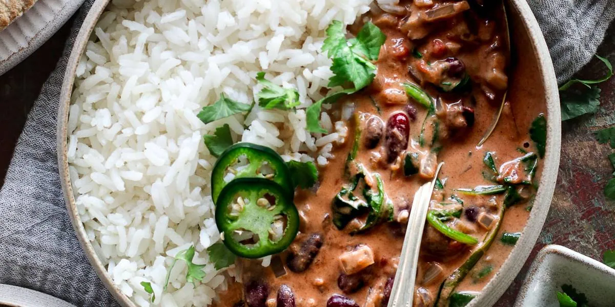 Mushroom Kidney Bean Curry