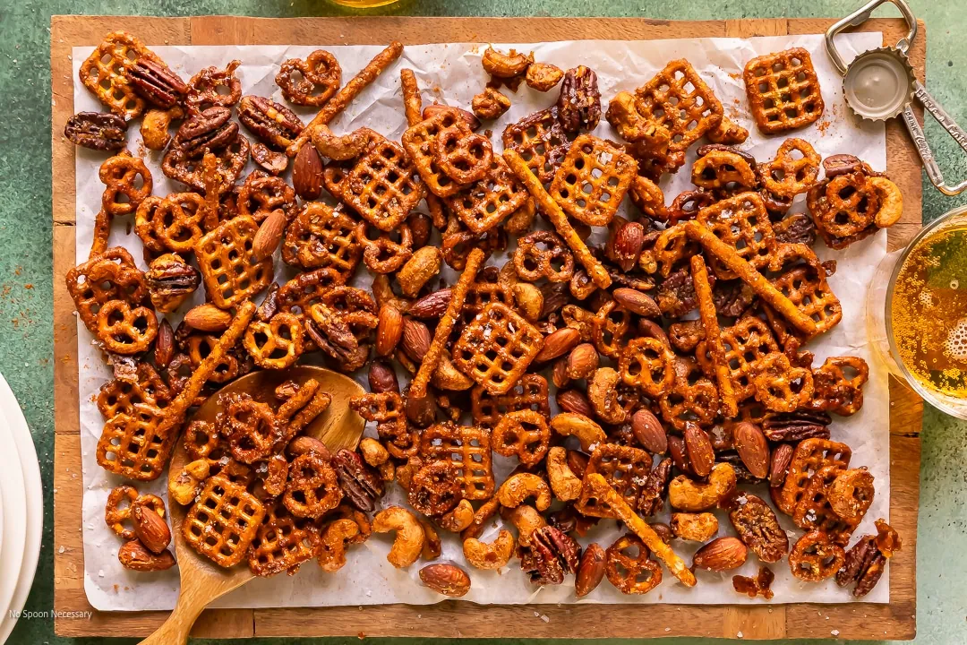 Spiced Pretzels and Nuts