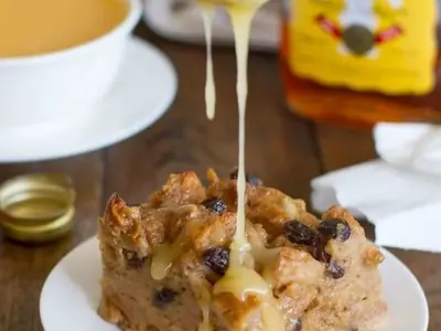 Bread Pudding with Rum Sauce