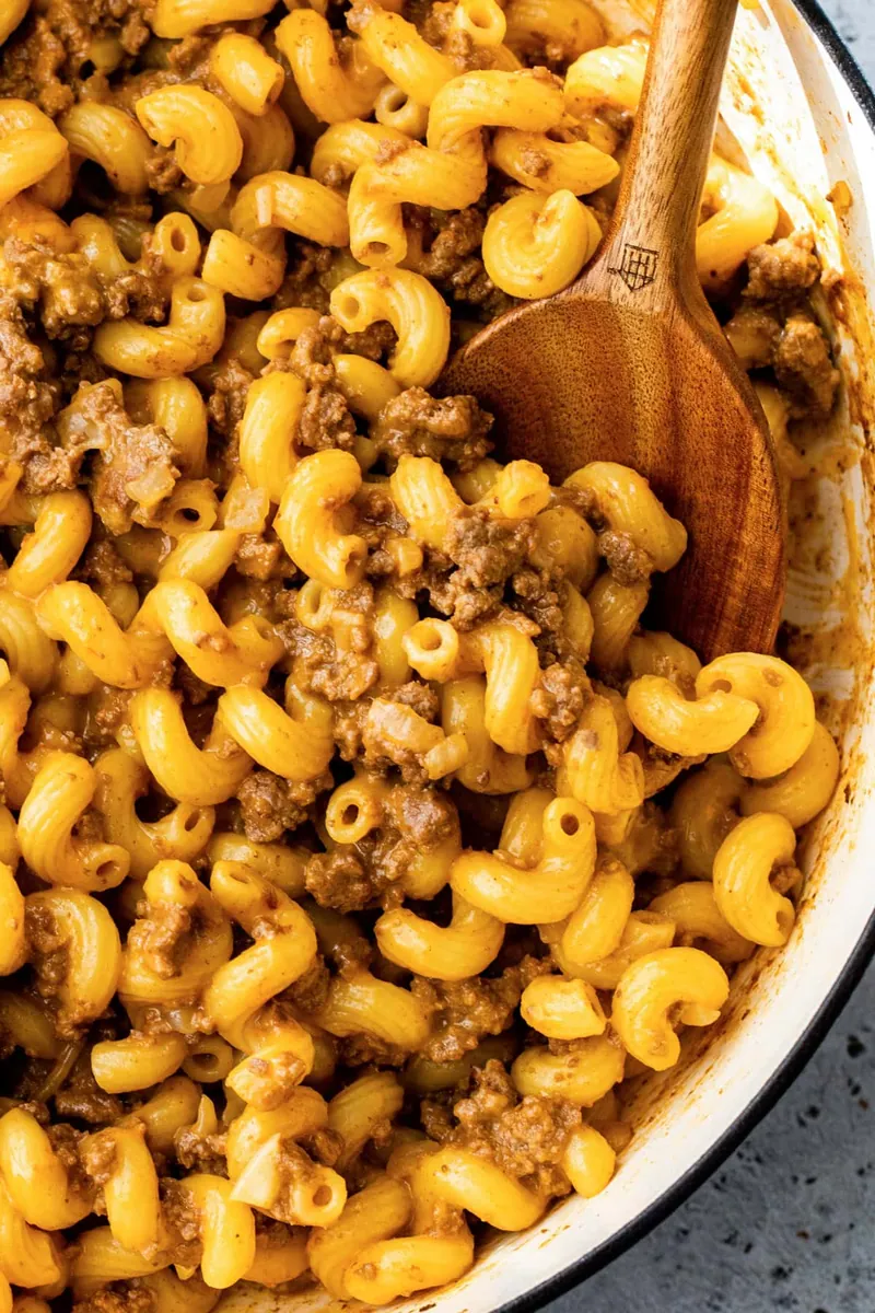 Cheesy Beef Pasta