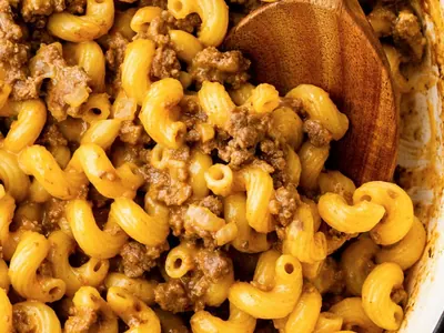 Cheesy Beef Pasta