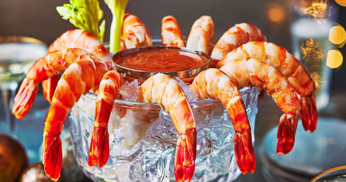 Bloody Mary Prawns