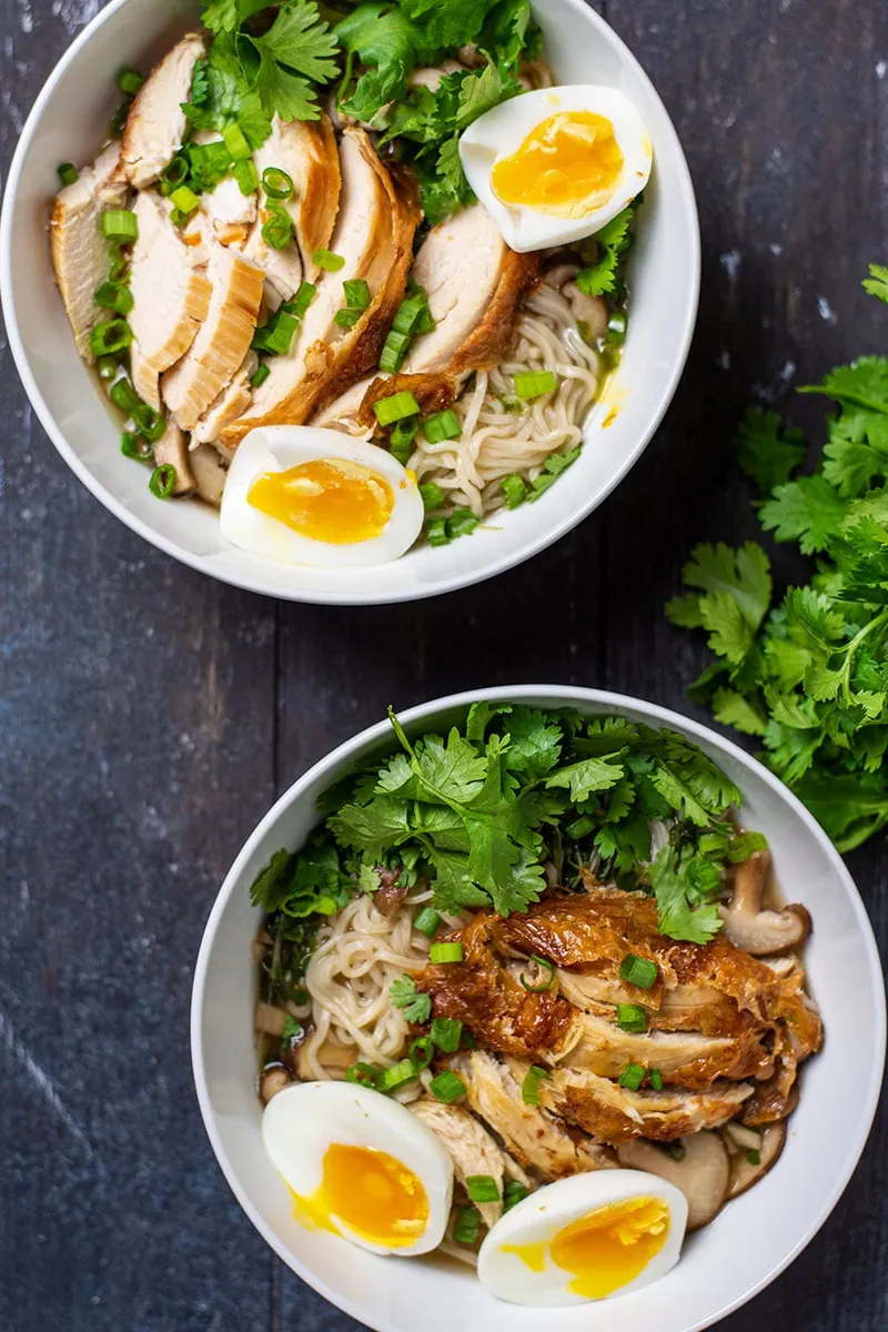 Chicken Egg Ramen Bowls