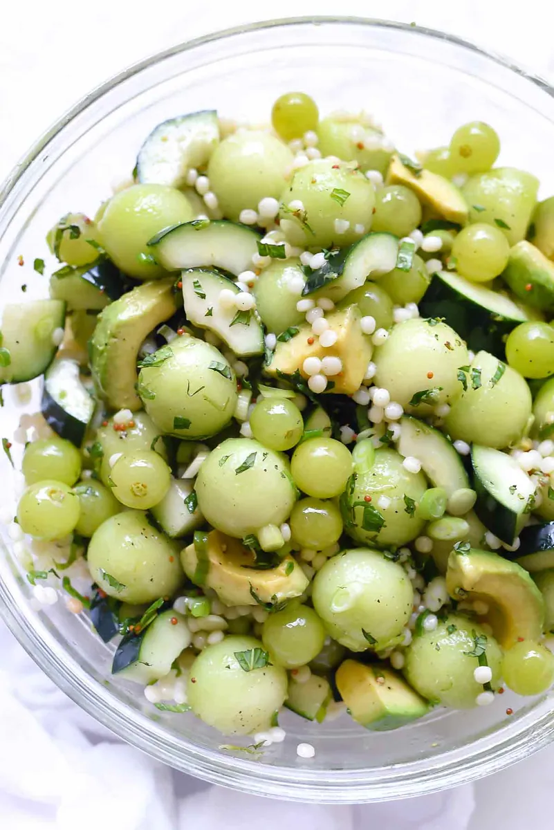 Melon Couscous Salad