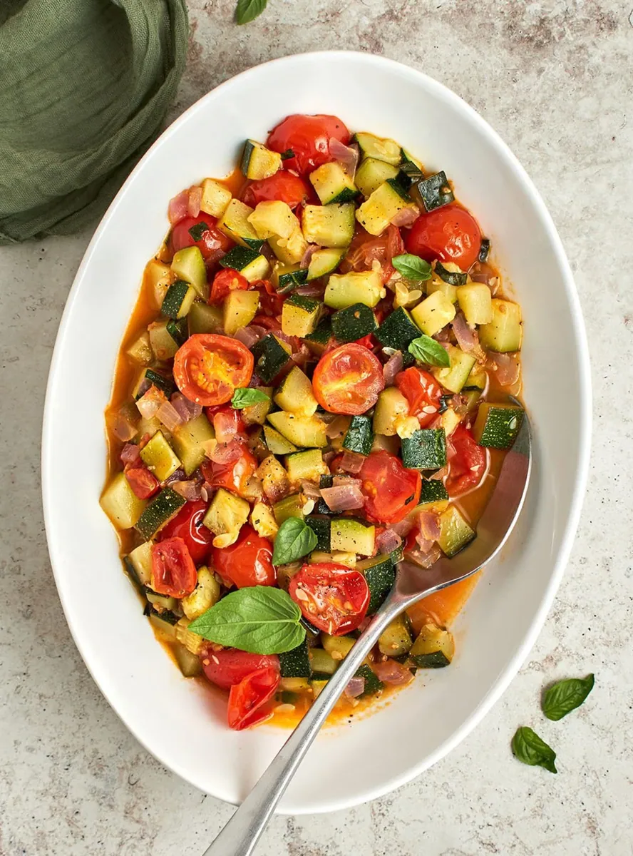 Sautéed Zucchini Tomatoes