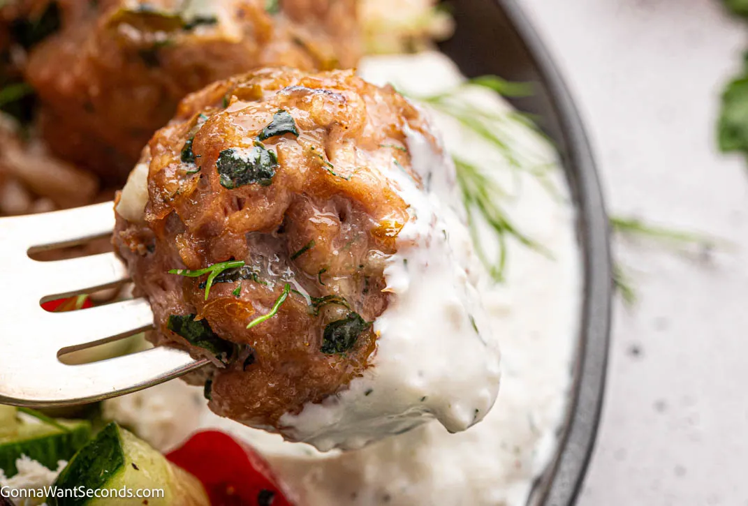 Greek Turkey Meatballs