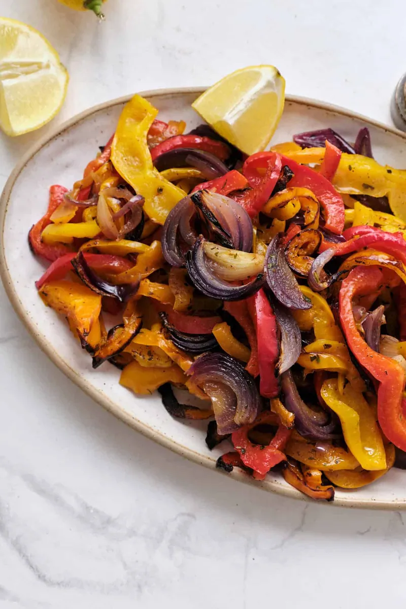 Roasted Peppers and Onions