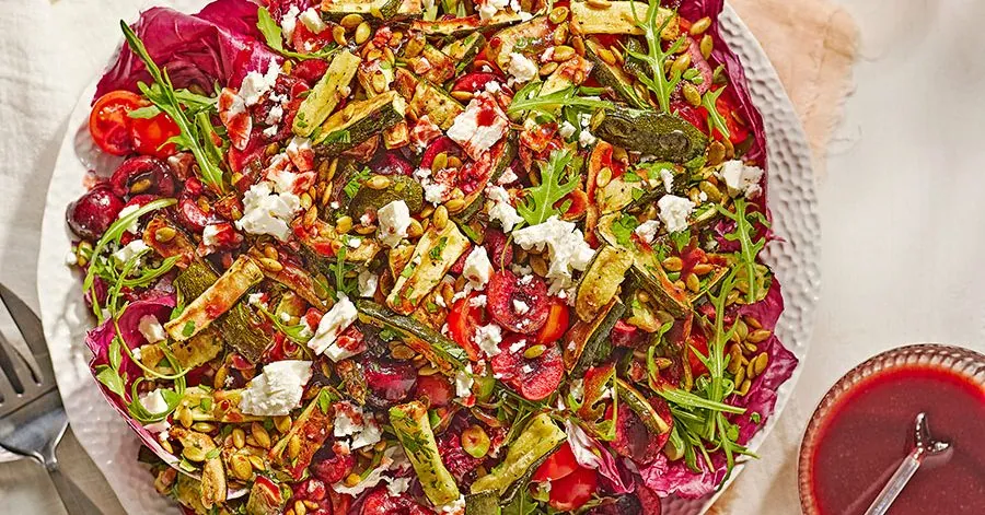 Courgette Cherry Salad