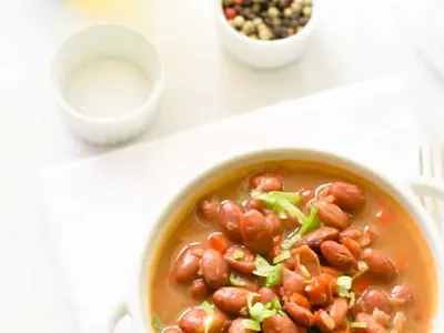 Pressure Cooker Romano Beans