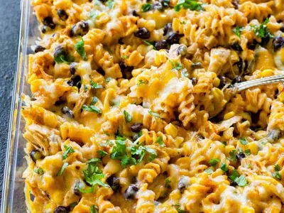 Fiesta Chicken Pasta Bake