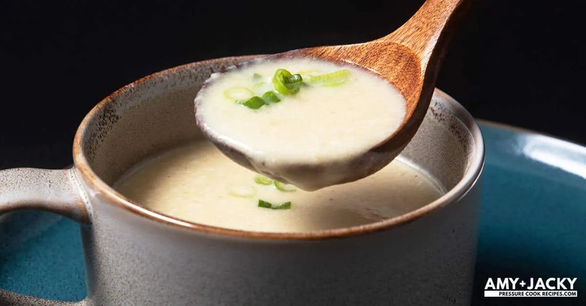 Instant Pot Potato Leek Soup