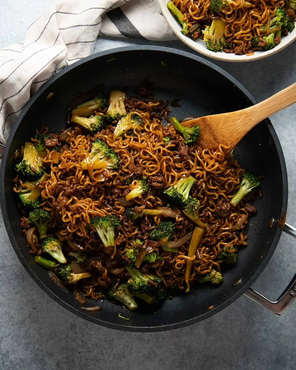 Mongolian Beef Noodles