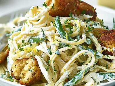 Lemon Ricotta Chicken Meatballs