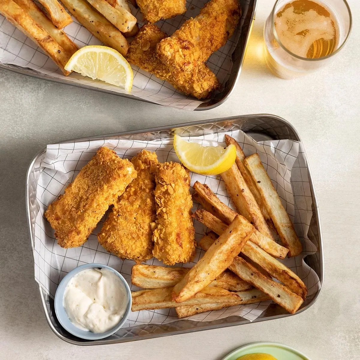 Air Fryer Fish and Chips