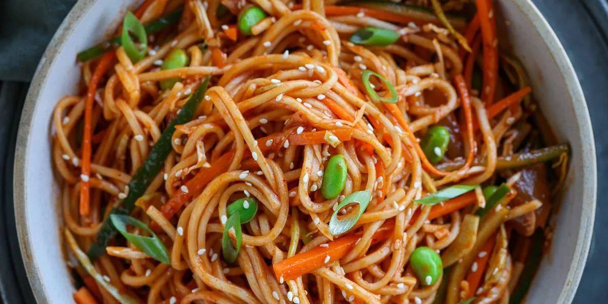 Spicy Korean Noodle Salad