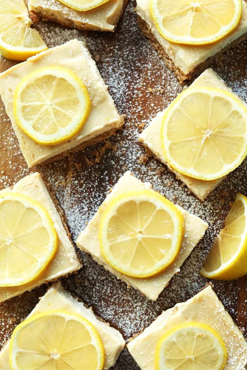 Creamy Vegan Lemon Bars