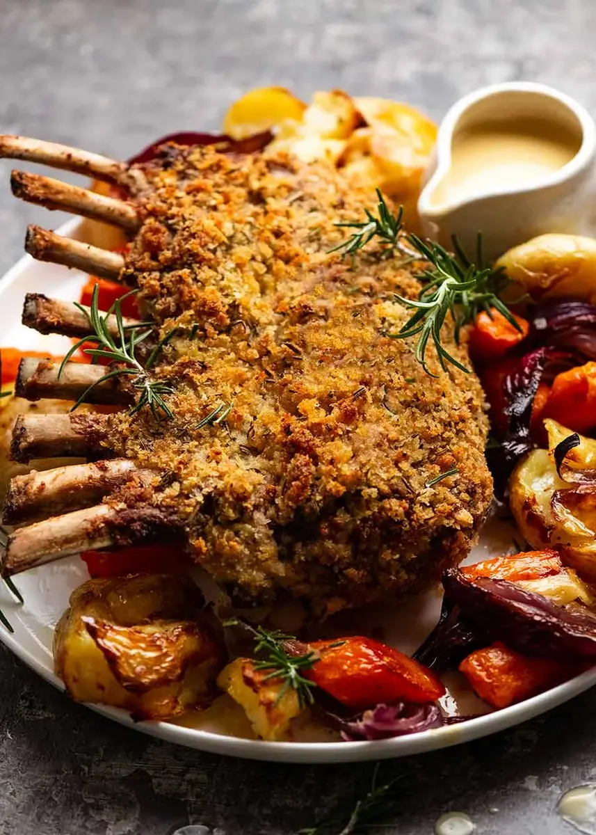 Rosemary Crumbed Lamb Rack