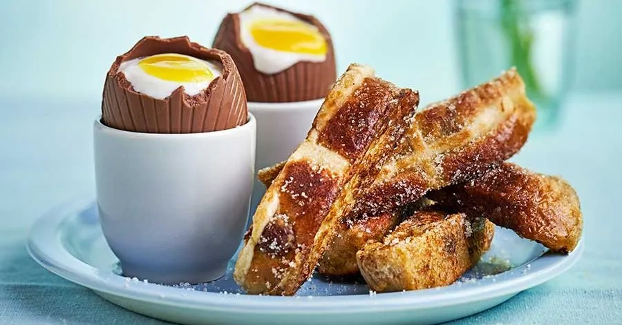 Hot Cross Bun French Toast