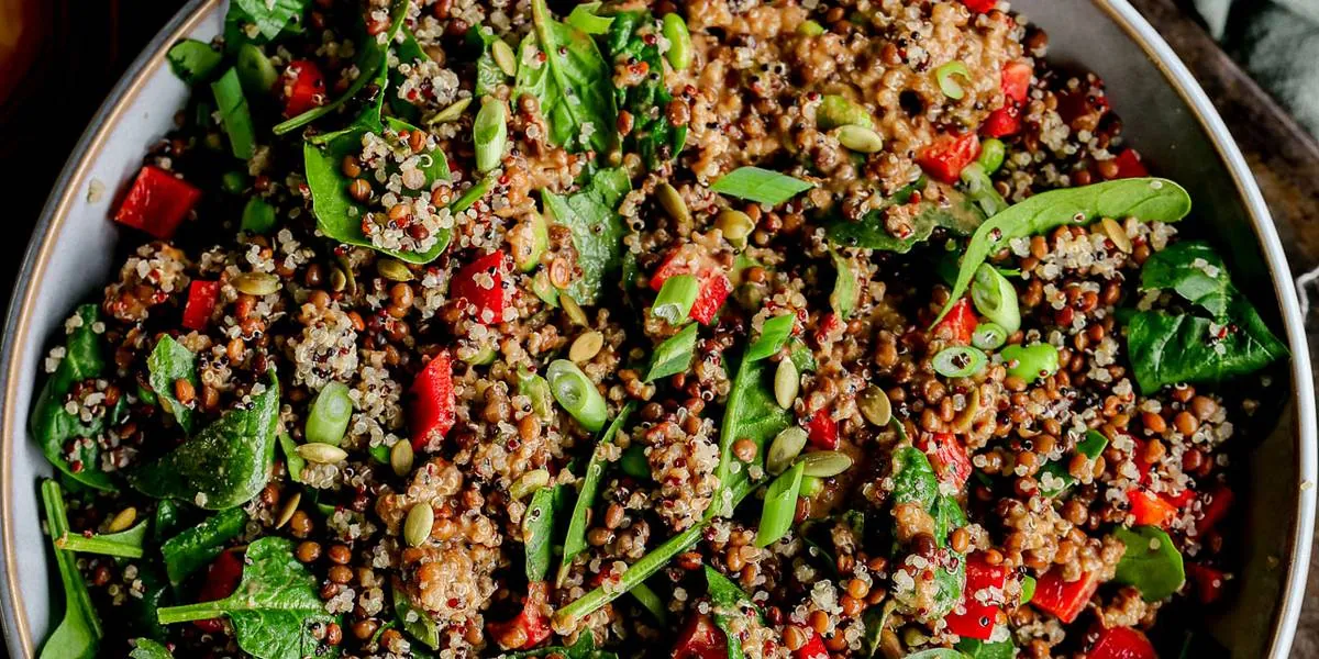 Lentil Quinoa Salad