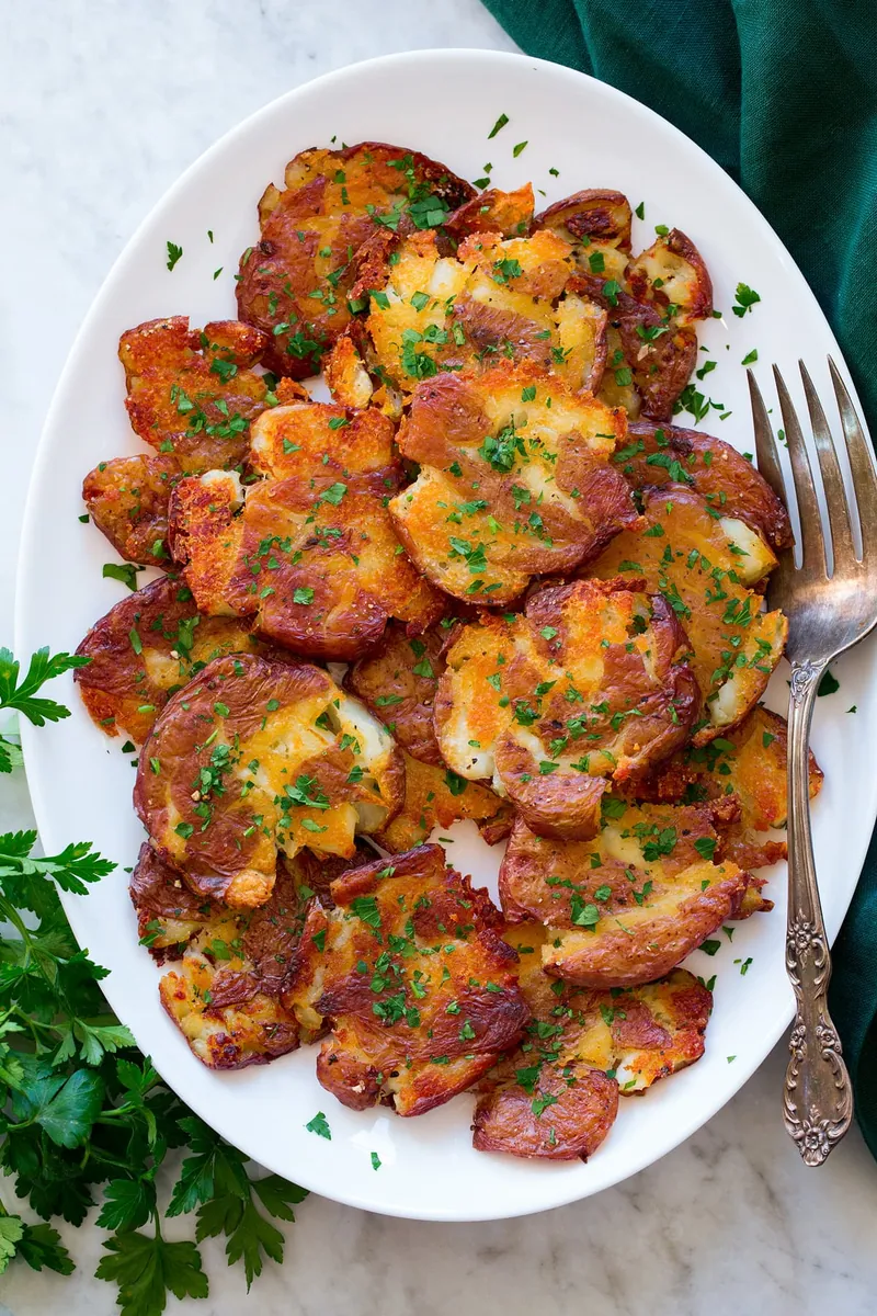 Smashed Red Potatoes