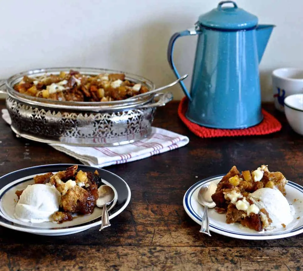 Pineapple Pecan Bread Pudding