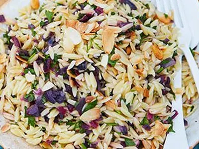 Herby Lemon Orzo Salad