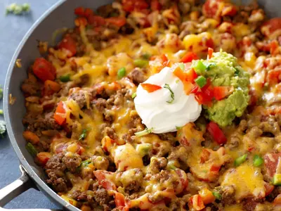 Taco Skillet with ground beef