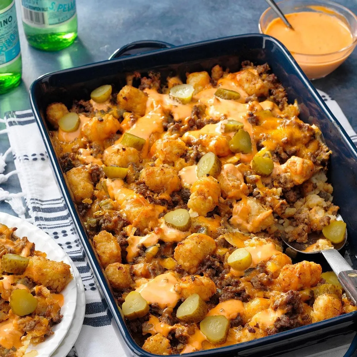 Cheeseburger Tater Tot Casserole