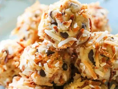 Coconut Cookie Dough Bites