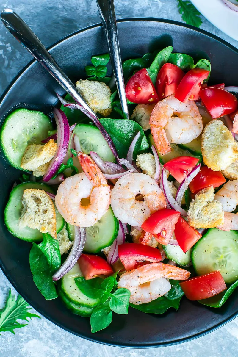 Shrimp Spinach Salad