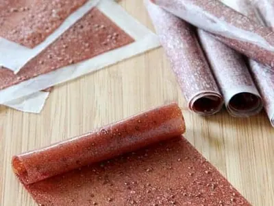 Strawberry Banana Fruit Leather