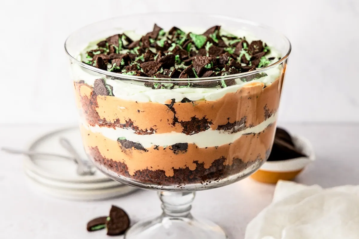 Chocolate Mint Trifle