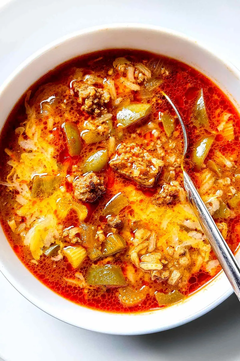 Stuffed Pepper Soup (8 servings)