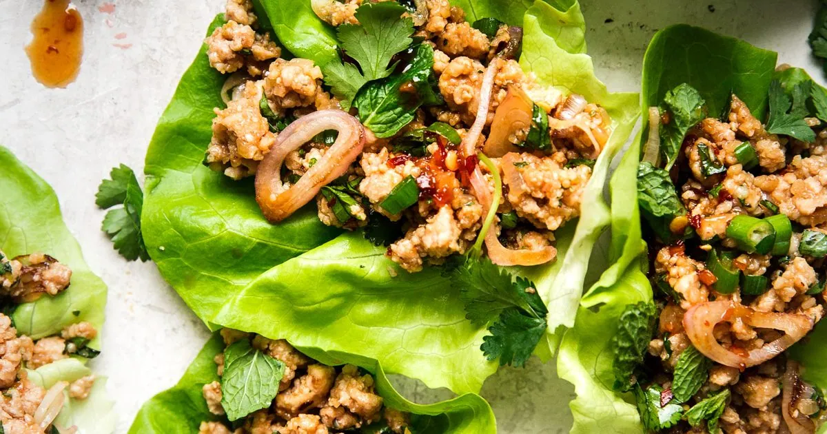 Larb Lettuce Cups