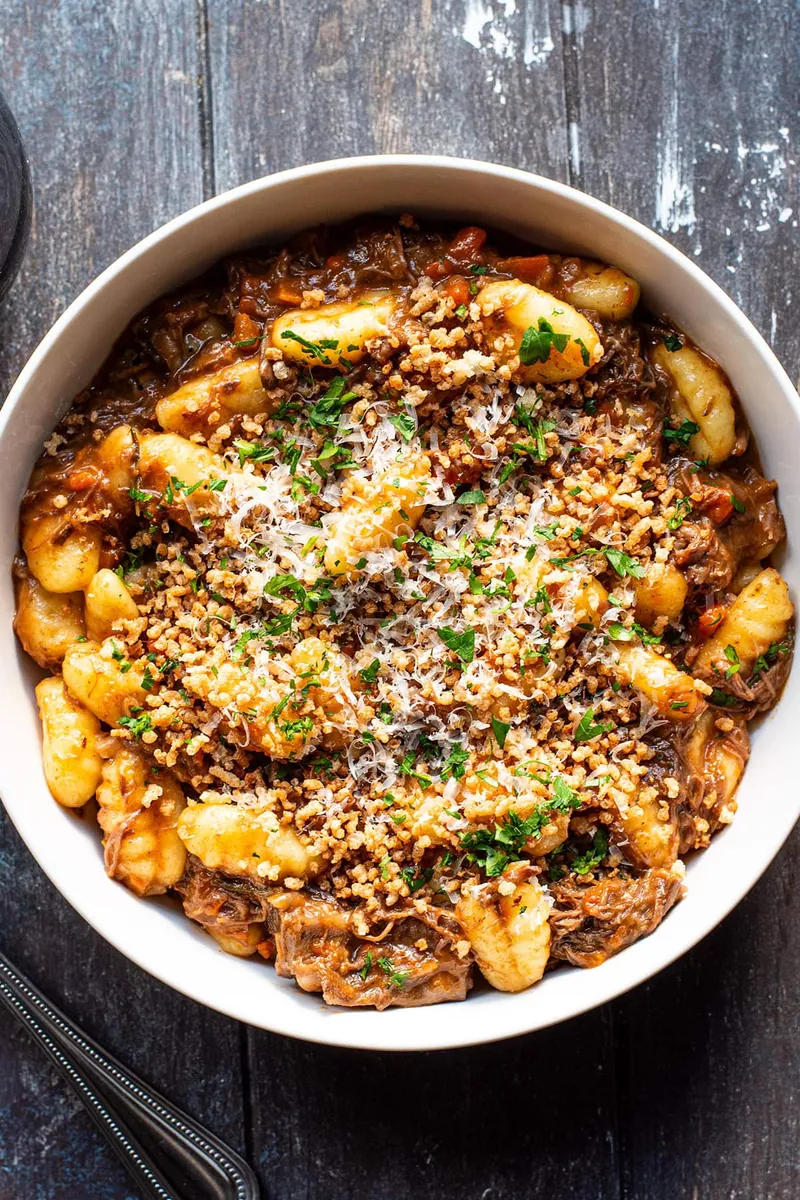 Braised Short Ribs and Gnocchi