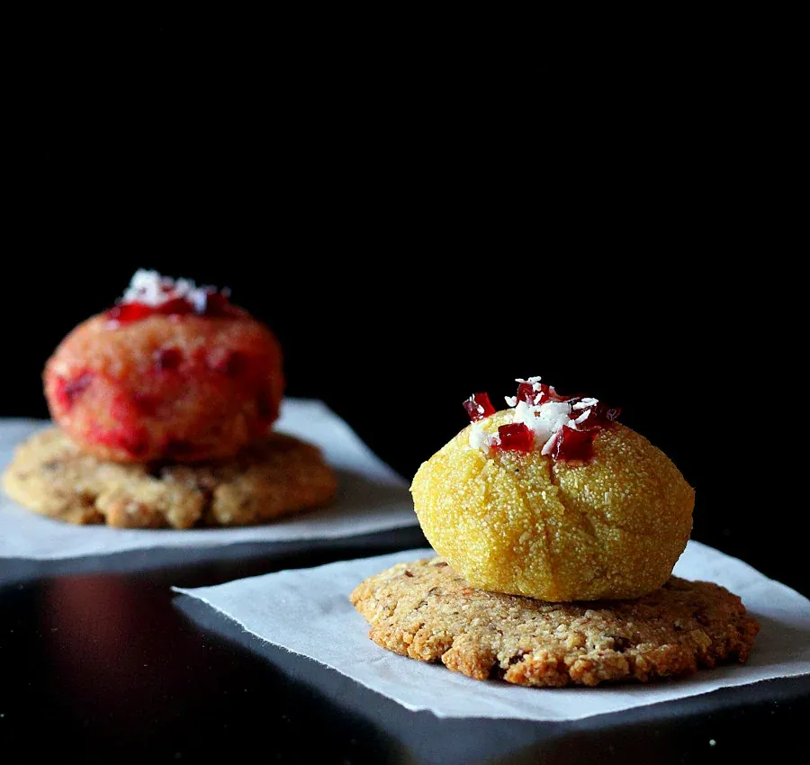 Mango Beet Halwa Bites