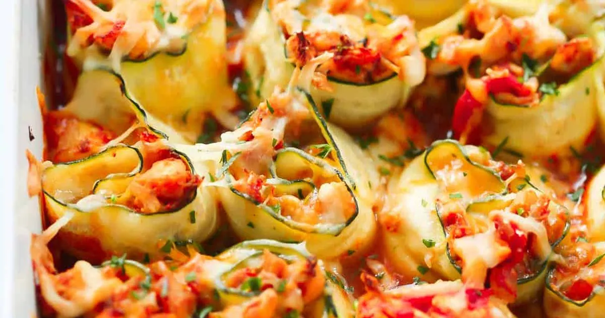 Chicken Zucchini Rolls