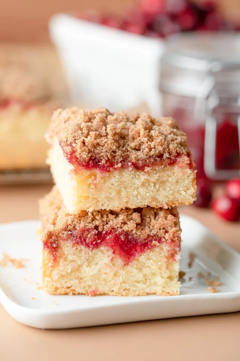 Cranberry Sauce Coffee Cake