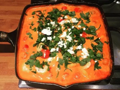 Prawn Saganaki