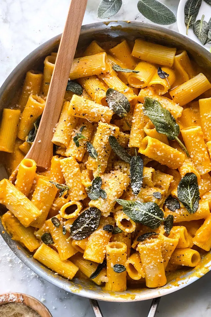Brown Butter Sage Pumpkin Pasta