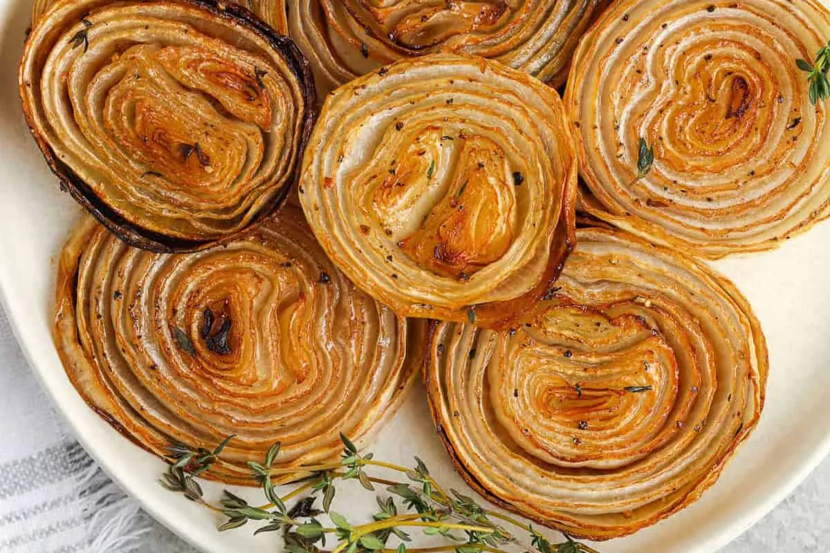 Roasted Onions with butter