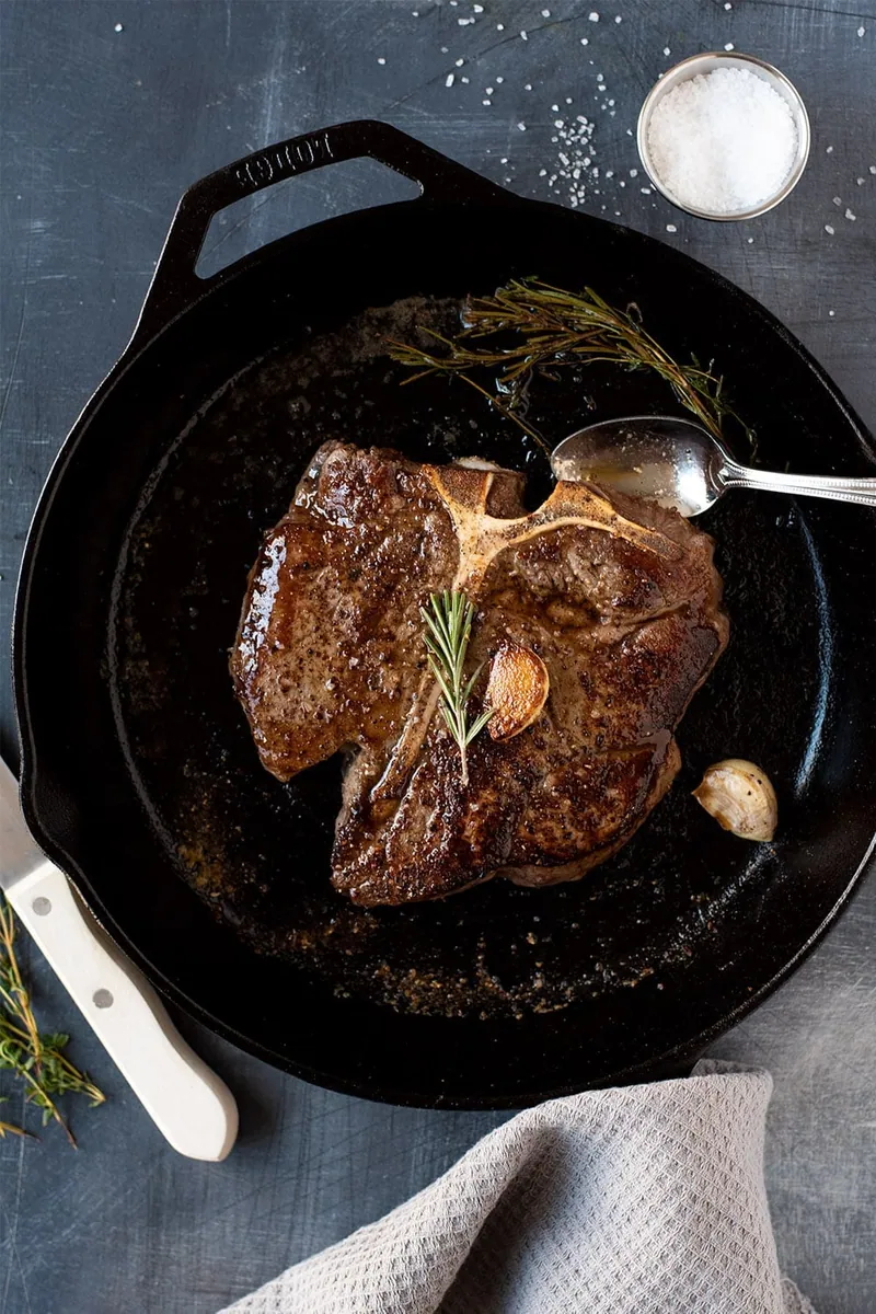 Garlic Rosemary T-Bone Steak