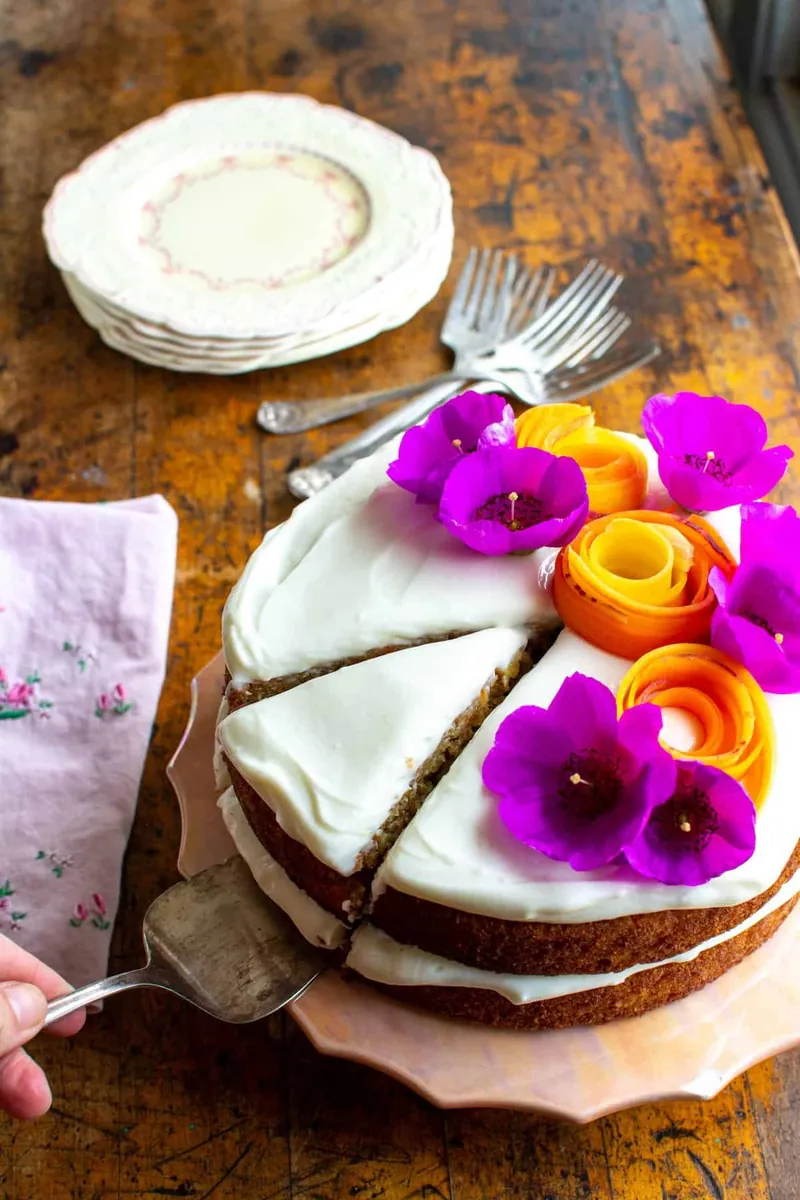 Carrot Cake with butter