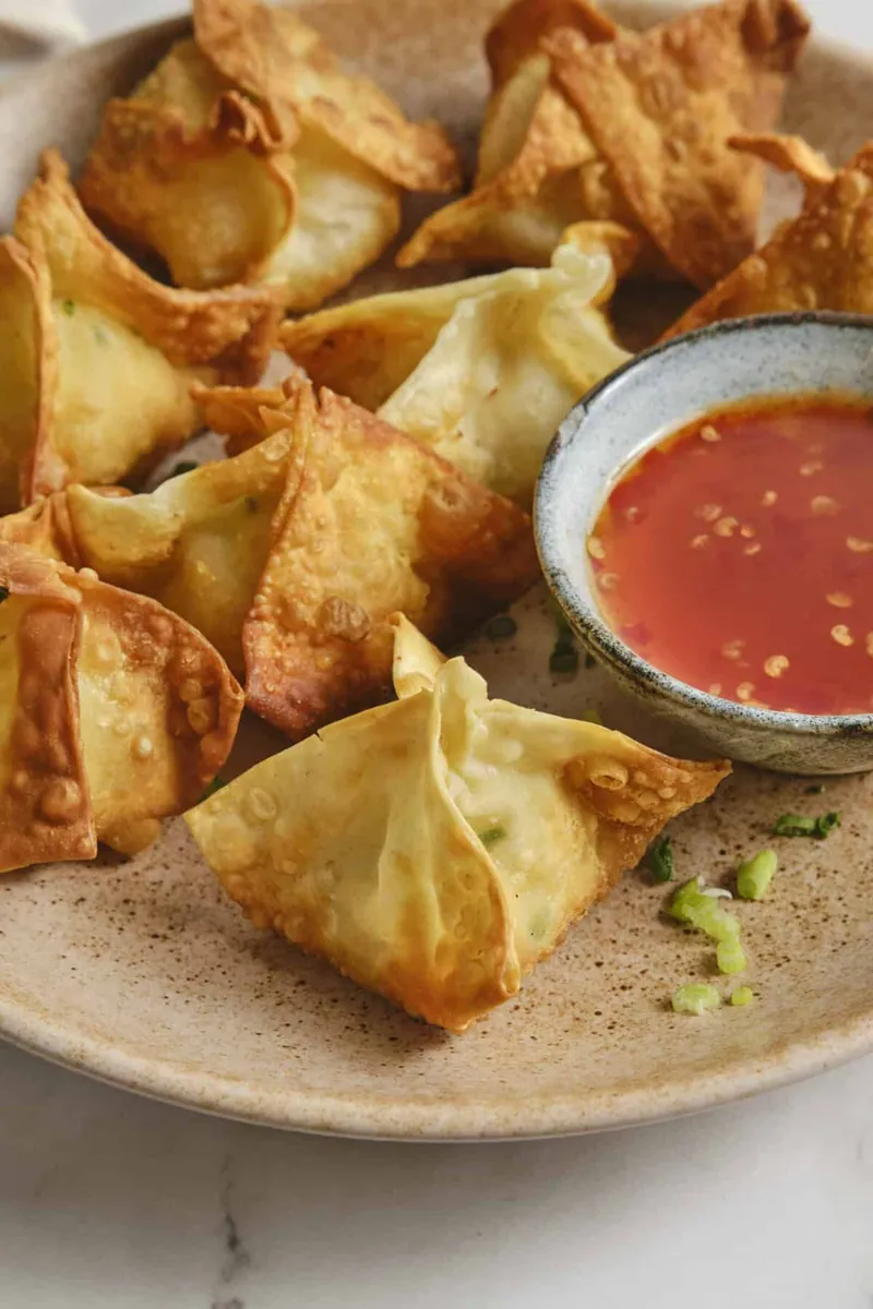 Crab Rangoon with pie crust