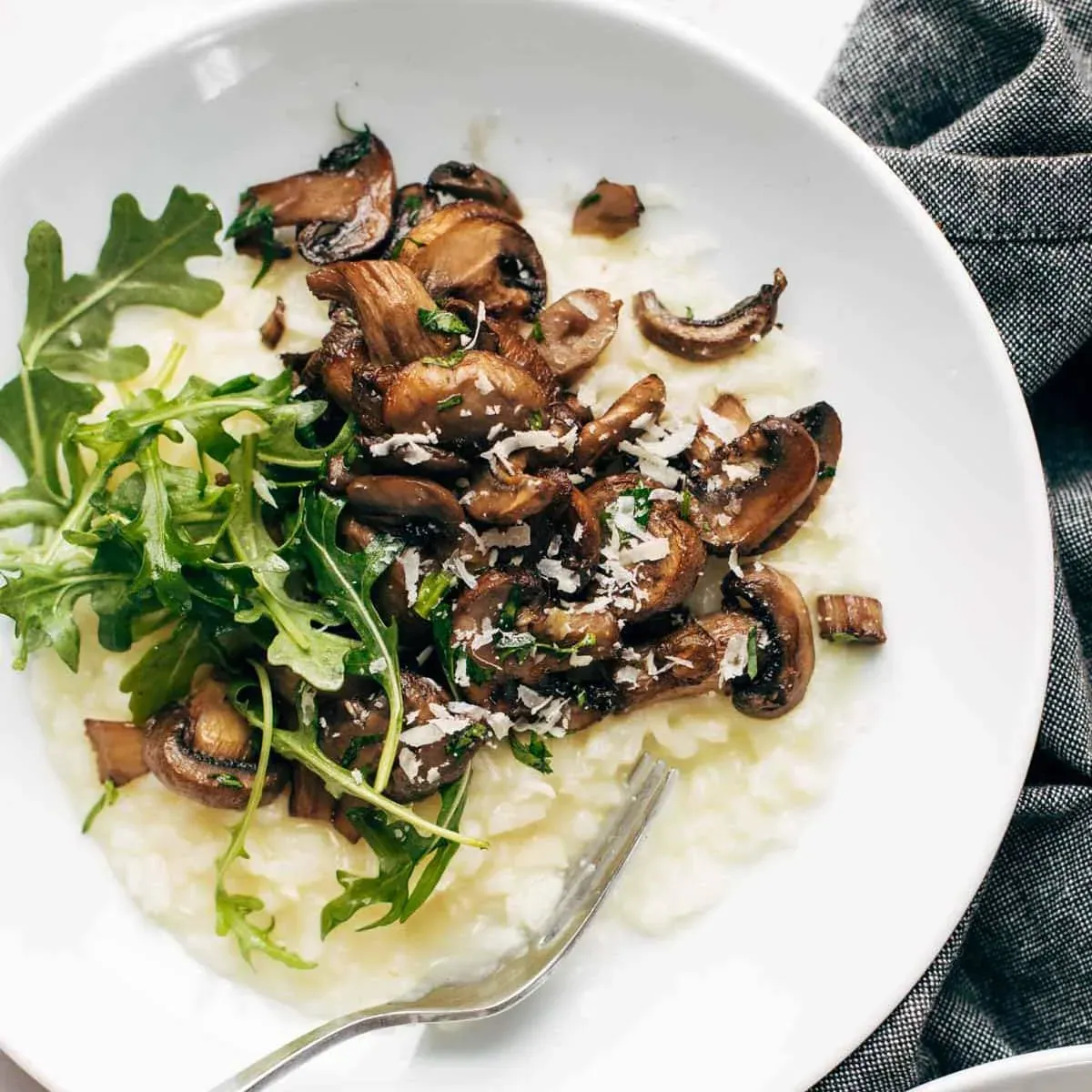 Oven Mushroom Risotto