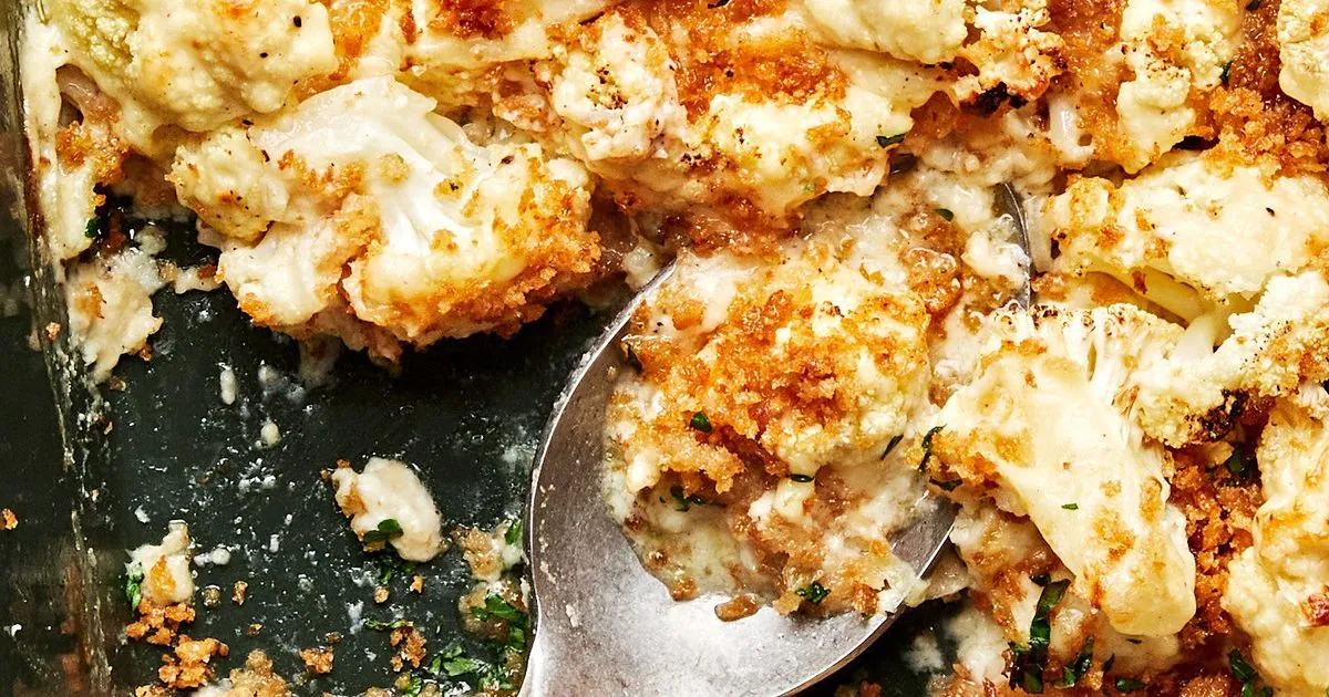 Cauliflower Au Gratin