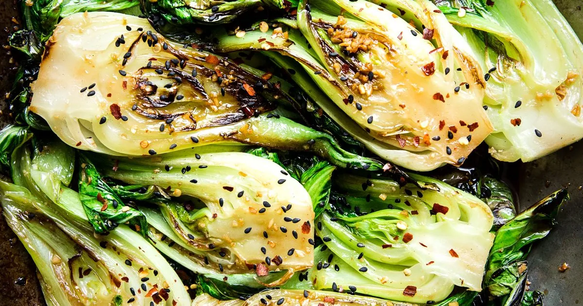 Garlic Sesame Bok Choy