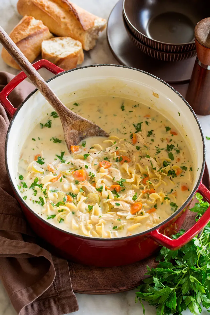 Creamy Chicken Noodle Soup (5 servings)