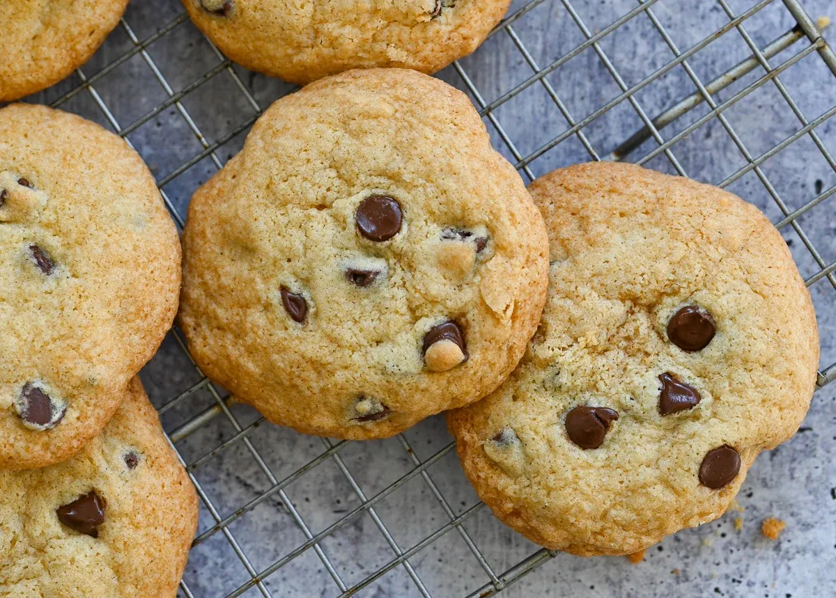 Gluten-Free Chocolate Chip Cookies with butter